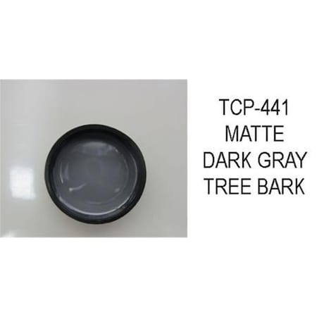 Tru-Color Paint 1 oz Matte Dark Gray Tree Bark Paint TCP441
